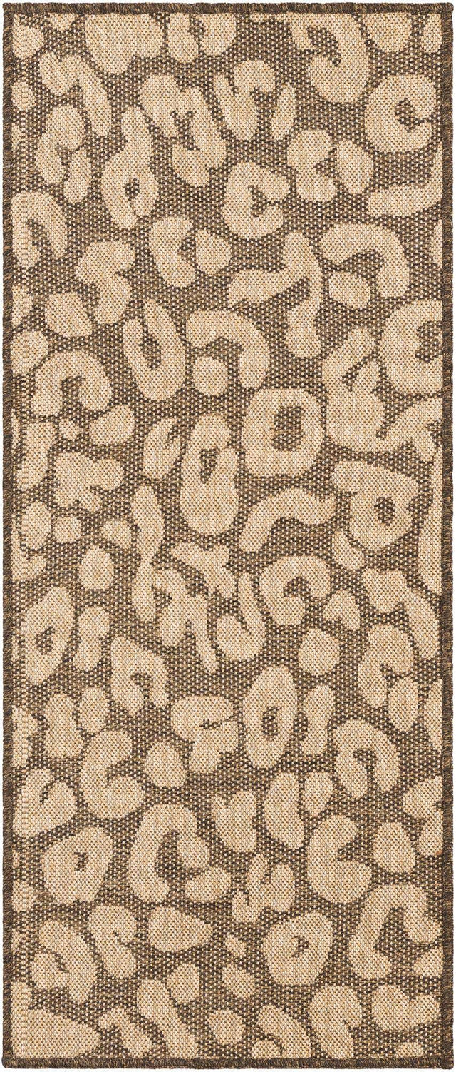 Brown 2' x 5' 3 Dunes Runner Area Rug 100% Polypropylene With Cotton Backing Carpet for Living, Dining, Office, Dorms, Bedrooms for Sale at Rug Engine