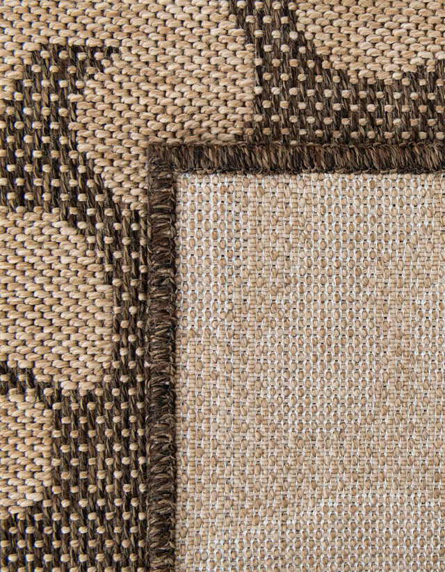 Brown 4' 1 x 6' 1 Dunes Rectangle Area Rug 100% Polypropylene With Cotton Backing Carpet for Living, Dining, Office, Dorms, Bedrooms for Sale at Rug Engine