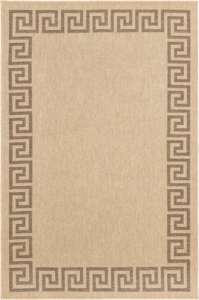 Natural 5' 5 x 8' Dunes Rectangle Area Rug 100% Polypropylene With Cotton Backing Carpet for Living, Dining, Office, Dorms, Bedrooms for Sale at Rug Engine