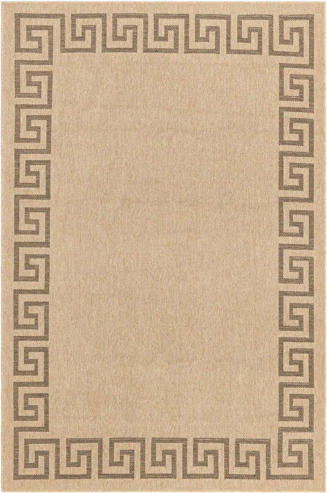 Natural 6' 1 x 9' Dunes Rectangle Area Rug 100% Polypropylene With Cotton Backing Carpet for Living, Dining, Office, Dorms, Bedrooms for Sale at Rug Engine