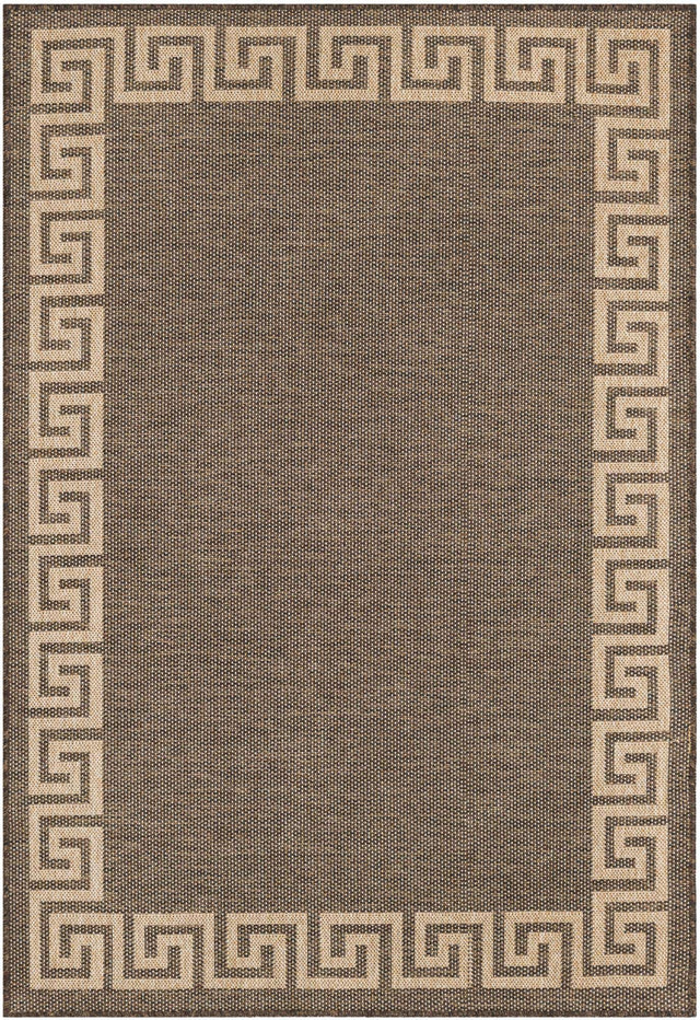 Brown 4' 3 x 6' 1 Dunes Rectangle Area Rug 100% Polypropylene With Cotton Backing Carpet for Living, Dining, Office, Dorms, Bedrooms for Sale at Rug Engine