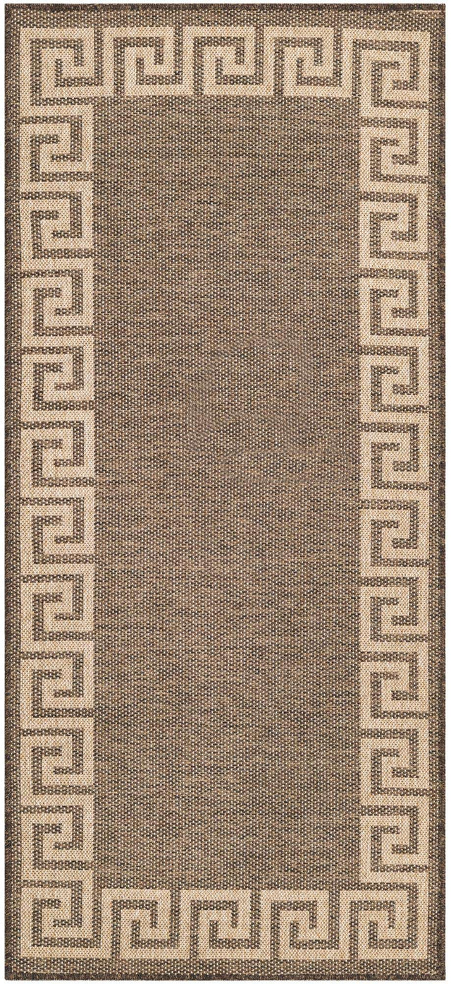 Brown 2' 9 x 6' 1 Dunes Runner Area Rug 100% Polypropylene With Cotton Backing Carpet for Living, Dining, Office, Dorms, Bedrooms for Sale at Rug Engine
