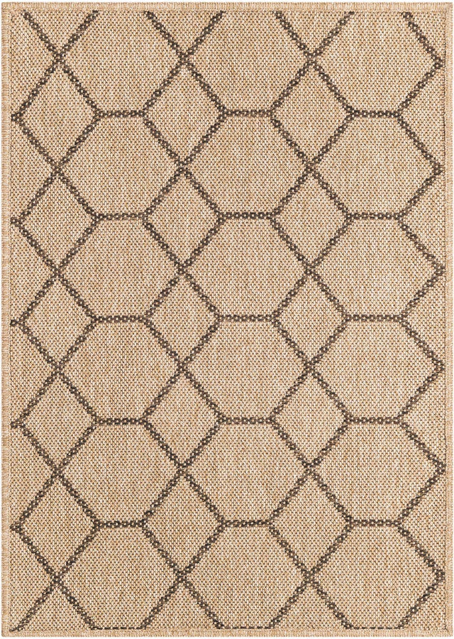 Natural 2' 2 x 3' 1 Dunes Rectangle Area Rug 100% Polypropylene With Cotton Backing Carpet for Living, Dining, Office, Dorms, Bedrooms for Sale at Rug Engine