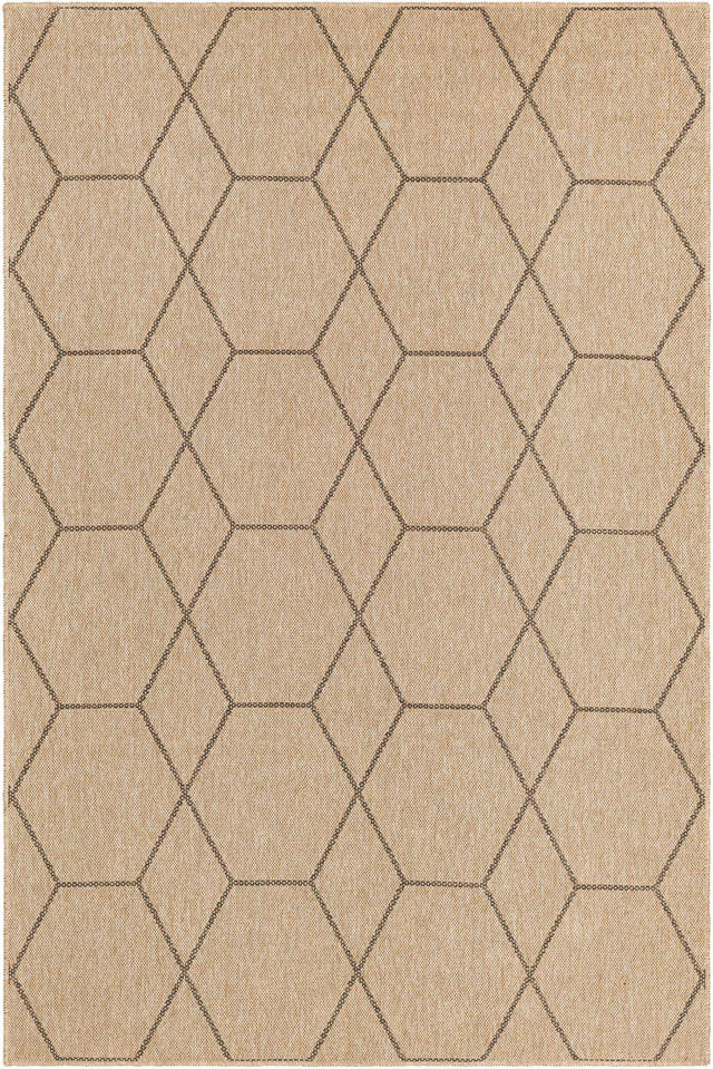 Natural 5' 5 x 8' Dunes Rectangle Area Rug 100% Polypropylene With Cotton Backing Carpet for Living, Dining, Office, Dorms, Bedrooms for Sale at Rug Engine