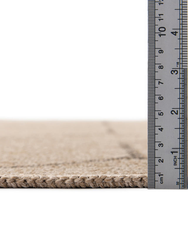 Natural 2' 9 x 8' Dunes Runner Area Rug 100% Polypropylene With Cotton Backing Carpet for Living, Dining, Office, Dorms, Bedrooms for Sale at Rug Engine