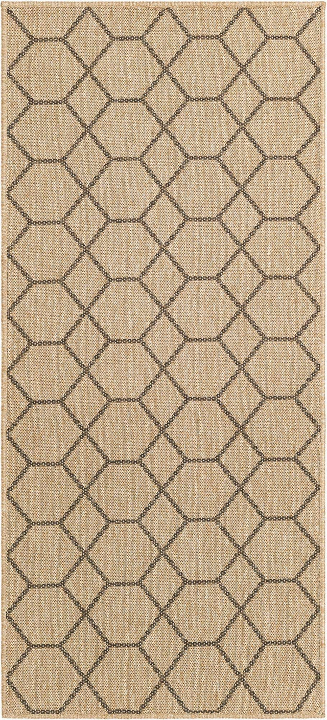 Natural 2' 9 x 6' 1 Dunes Runner Area Rug 100% Polypropylene With Cotton Backing Carpet for Living, Dining, Office, Dorms, Bedrooms for Sale at Rug Engine
