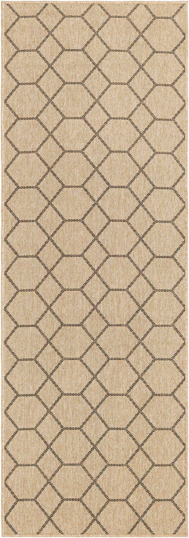 Natural 2' 9 x 8' Dunes Runner Area Rug 100% Polypropylene With Cotton Backing Carpet for Living, Dining, Office, Dorms, Bedrooms for Sale at Rug Engine