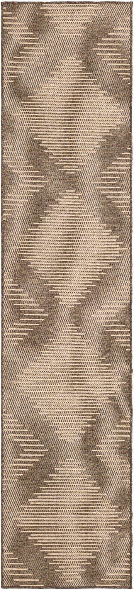 Brown 2' 9 x 12' Dunes Runner Area Rug 100% Polypropylene With Cotton Backing Carpet for Living, Dining, Office, Dorms, Bedrooms for Sale at Rug Engine