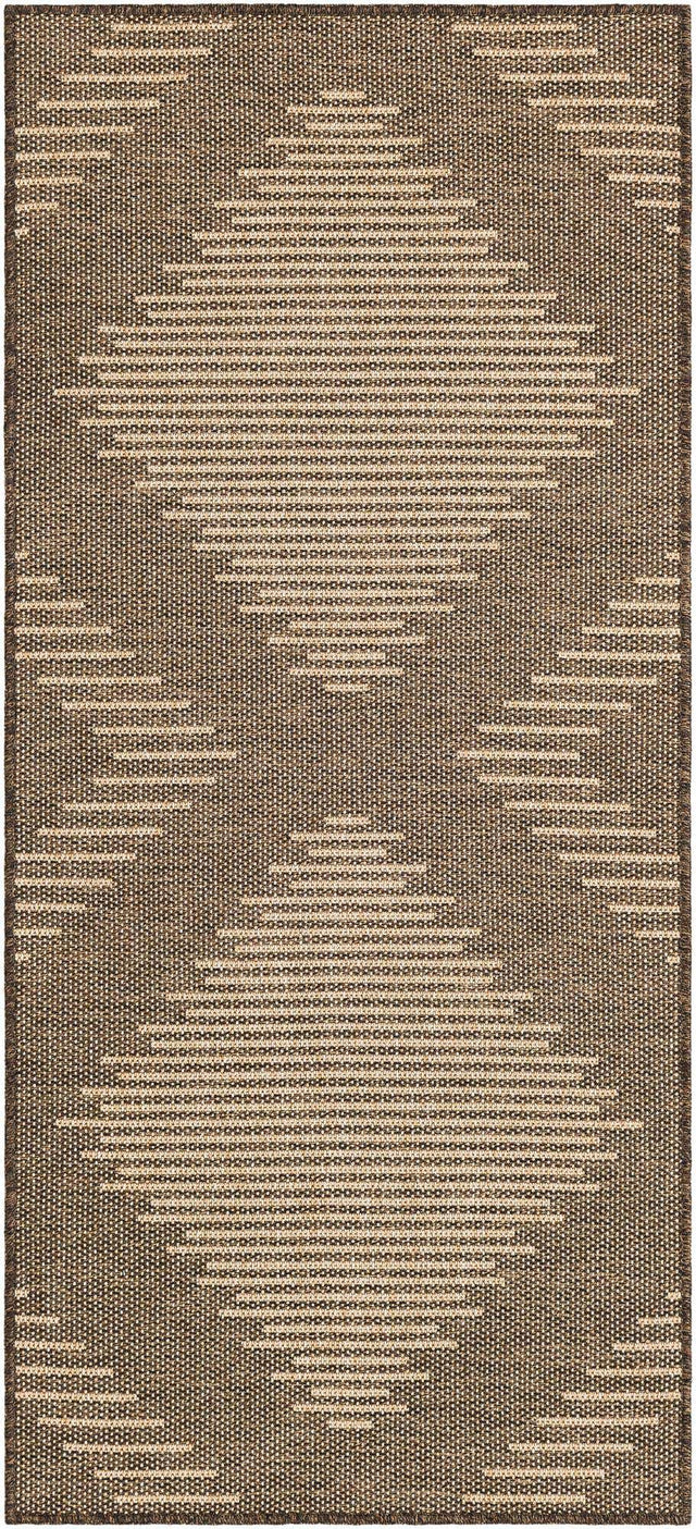 Brown 2' 9 x 6' 1 Dunes Runner Area Rug 100% Polypropylene With Cotton Backing Carpet for Living, Dining, Office, Dorms, Bedrooms for Sale at Rug Engine
