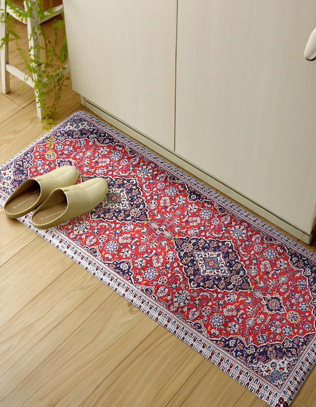 Anti-Fatigue Red 2' x 3' Comfort Standing Mat for Kitchen, Bath, Laundry Room, Office Colorful PVC Durable Non-Slip Water Resistant Spill Proof Rug Thick Rubber for Sale at Rug Engine