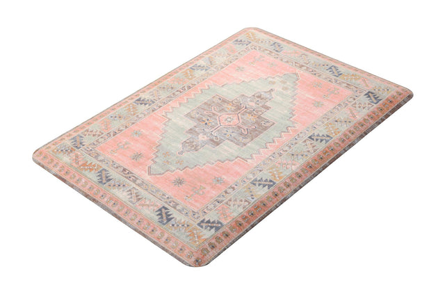 Anti-Fatigue Rose Pink 2' x 3' Comfort Standing Mat for Kitchen, Bath, Laundry Room, Office Colorful PVC Durable Non-Slip Water Resistant Spill Proof Rug Thick Rubber for Sale at Rug Engine
