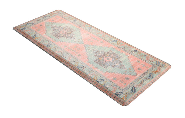 Anti-Fatigue Rose Pink 2' x 5' Comfort Standing Mat for Kitchen, Bath, Laundry Room, Office Colorful PVC Durable Non-Slip Water Resistant Spill Proof Rug Thick Rubber for Sale at Rug Engine