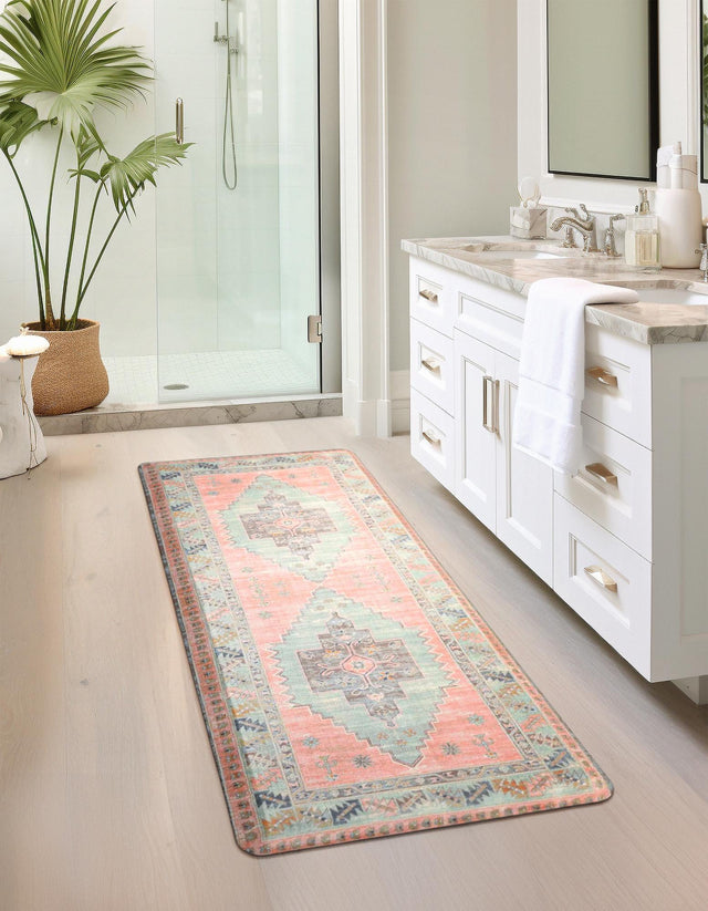 Anti-Fatigue Rose Pink 2' x 3' Comfort Standing Mat for Kitchen, Bath, Laundry Room, Office Colorful PVC Durable Non-Slip Water Resistant Spill Proof Rug Thick Rubber for Sale at Rug Engine