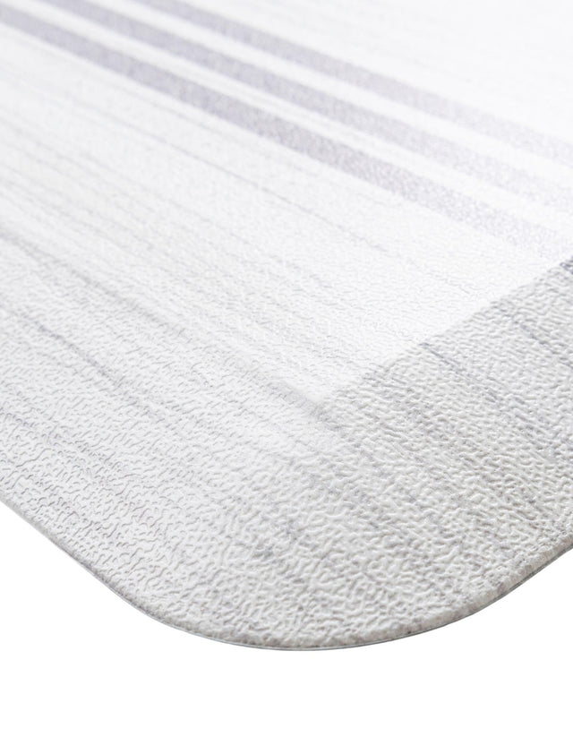 Anti-Fatigue White 2' x 5' Comfort Standing Mat for Kitchen, Bath, Laundry Room, Office Colorful PVC Durable Non-Slip Water Resistant Spill Proof Rug Thick Rubber for Sale at Rug Engine