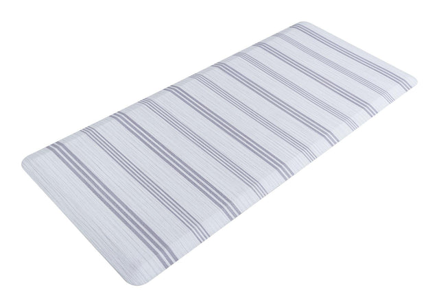 Anti-Fatigue White 2' x 5' Comfort Standing Mat for Kitchen, Bath, Laundry Room, Office Colorful PVC Durable Non-Slip Water Resistant Spill Proof Rug Thick Rubber for Sale at Rug Engine