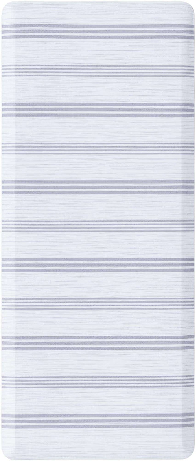 Anti-Fatigue White 2' x 5' Comfort Standing Mat for Kitchen, Bath, Laundry Room, Office Colorful PVC Durable Non-Slip Water Resistant Spill Proof Rug Thick Rubber for Sale at Rug Engine