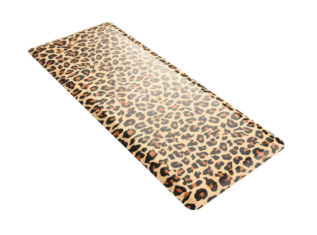 Anti-Fatigue Beige Brown 2' x 5' Comfort Standing Mat for Kitchen, Bath, Laundry Room, Office Colorful PVC Durable Non-Slip Water Resistant Spill Proof Rug Thick Rubber for Sale at Rug Engine