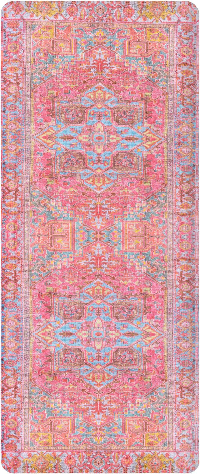Anti-Fatigue Pink 2' x 5' Comfort Standing Mat for Kitchen, Bath, Laundry Room, Office Colorful PVC Durable Non-Slip Water Resistant Spill Proof Rug Thick Rubber for Sale at Rug Engine