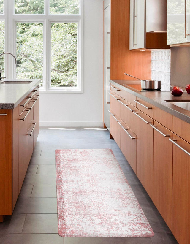 Anti-Fatigue Rose Pink 2' x 3' Comfort Standing Mat for Kitchen, Bath, Laundry Room, Office Colorful PVC Durable Non-Slip Water Resistant Spill Proof Rug Thick Rubber for Sale at Rug Engine