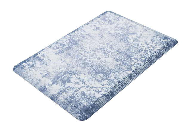Anti-Fatigue Blue 2' x 3' Comfort Standing Mat for Kitchen, Bath, Laundry Room, Office Colorful PVC Durable Non-Slip Water Resistant Spill Proof Rug Thick Rubber for Sale at Rug Engine