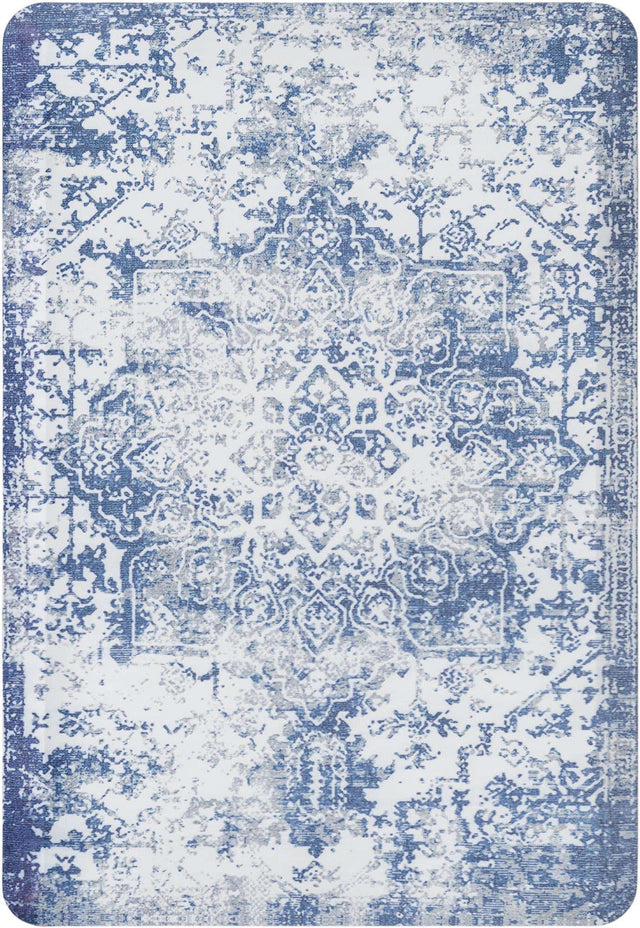 Anti-Fatigue Blue 2' x 3' Comfort Standing Mat for Kitchen, Bath, Laundry Room, Office Colorful PVC Durable Non-Slip Water Resistant Spill Proof Rug Thick Rubber for Sale at Rug Engine