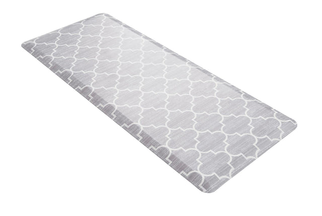 Anti-Fatigue Gray 2' x 5' Comfort Standing Mat for Kitchen, Bath, Laundry Room, Office Colorful PVC Durable Non-Slip Water Resistant Spill Proof Rug Thick Rubber for Sale at Rug Engine