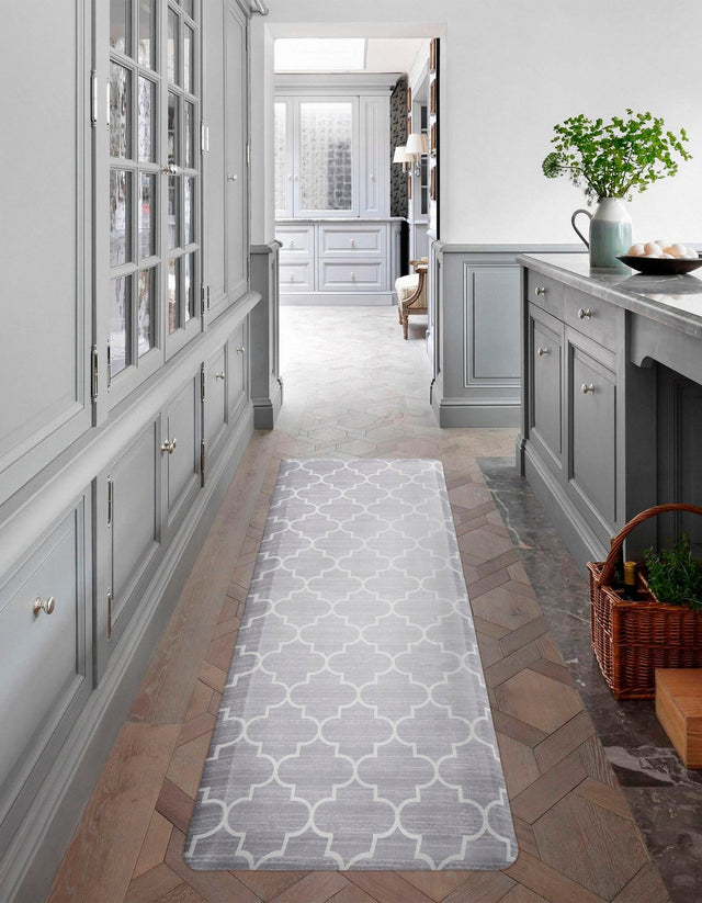 Anti-Fatigue Gray 2' x 5' Comfort Standing Mat for Kitchen, Bath, Laundry Room, Office Colorful PVC Durable Non-Slip Water Resistant Spill Proof Rug Thick Rubber for Sale at Rug Engine