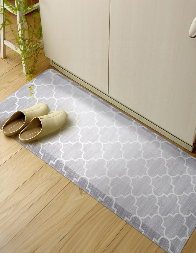 Anti-Fatigue Gray 2' x 3' Comfort Standing Mat for Kitchen, Bath, Laundry Room, Office Colorful PVC Durable Non-Slip Water Resistant Spill Proof Rug Thick Rubber for Sale at Rug Engine