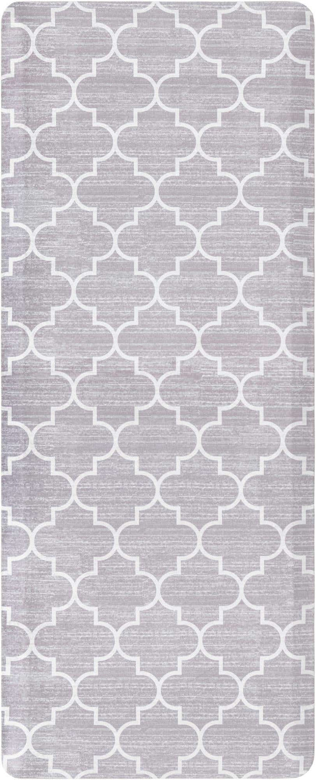 Anti-Fatigue Gray 2' x 5' Comfort Standing Mat for Kitchen, Bath, Laundry Room, Office Colorful PVC Durable Non-Slip Water Resistant Spill Proof Rug Thick Rubber for Sale at Rug Engine