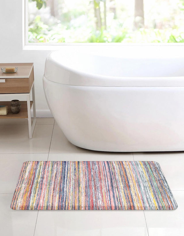 Anti-Fatigue Multicolor 2' x 3' Comfort Standing Mat for Kitchen, Bath, Laundry Room, Office Colorful PVC Durable Non-Slip Water Resistant Spill Proof Rug Thick Rubber for Sale at Rug Engine