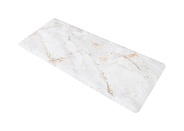 Anti-Fatigue Ivory 2' x 5' Comfort Standing Mat for Kitchen, Bath, Laundry Room, Office Colorful PVC Durable Non-Slip Water Resistant Spill Proof Rug Thick Rubber for Sale at Rug Engine