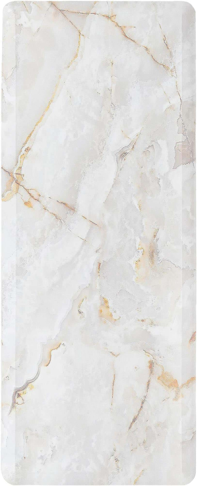 Anti-Fatigue Ivory 2' x 5' Comfort Standing Mat for Kitchen, Bath, Laundry Room, Office Colorful PVC Durable Non-Slip Water Resistant Spill Proof Rug Thick Rubber for Sale at Rug Engine