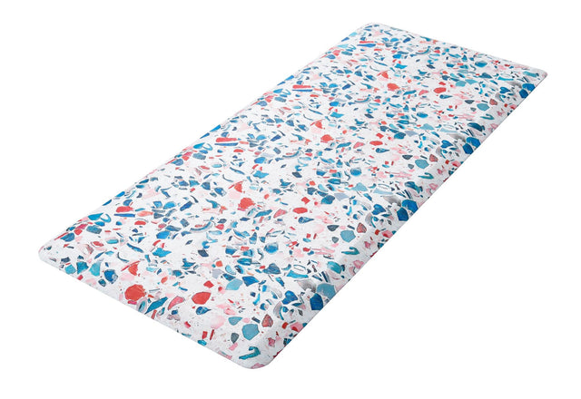 Anti-Fatigue Multicolor 2' x 5' Comfort Standing Mat for Kitchen, Bath, Laundry Room, Office Colorful PVC Durable Non-Slip Water Resistant Spill Proof Rug Thick Rubber for Sale at Rug Engine