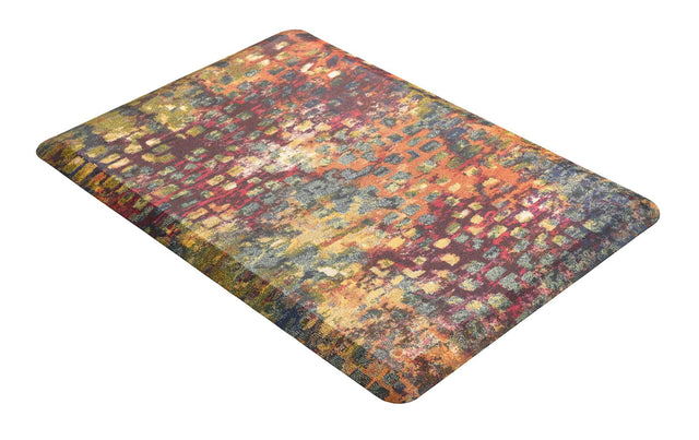 Anti-Fatigue Multicolor 2' x 3' Comfort Standing Mat for Kitchen, Bath, Laundry Room, Office Colorful PVC Durable Non-Slip Water Resistant Spill Proof Rug Thick Rubber for Sale at Rug Engine