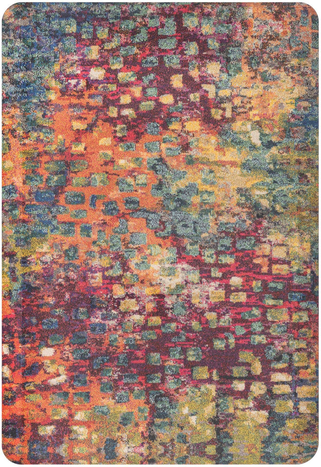 Anti-Fatigue Multicolor 2' x 3' Comfort Standing Mat for Kitchen, Bath, Laundry Room, Office Colorful PVC Durable Non-Slip Water Resistant Spill Proof Rug Thick Rubber for Sale at Rug Engine