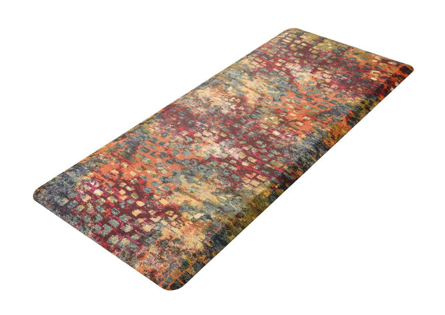 Anti-Fatigue Multicolor 2' x 5' Comfort Standing Mat for Kitchen, Bath, Laundry Room, Office Colorful PVC Durable Non-Slip Water Resistant Spill Proof Rug Thick Rubber for Sale at Rug Engine