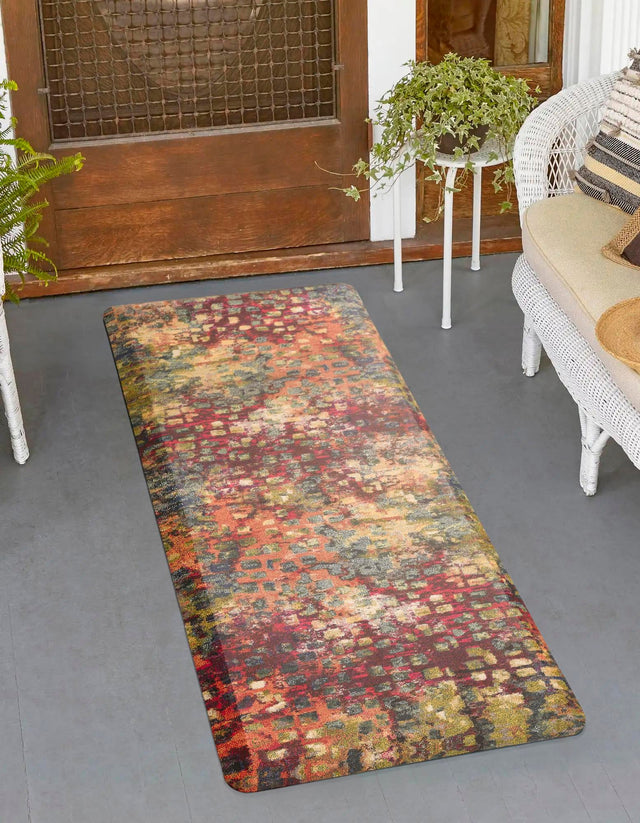 Anti-Fatigue Multicolor 2' x 3' Comfort Standing Mat for Kitchen, Bath, Laundry Room, Office Colorful PVC Durable Non-Slip Water Resistant Spill Proof Rug Thick Rubber for Sale at Rug Engine