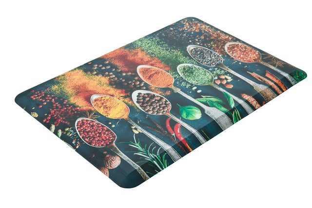 Anti-Fatigue Multicolor 2' x 3' Comfort Standing Mat for Kitchen, Bath, Laundry Room, Office Colorful PVC Durable Non-Slip Water Resistant Spill Proof Rug Thick Rubber for Sale at Rug Engine