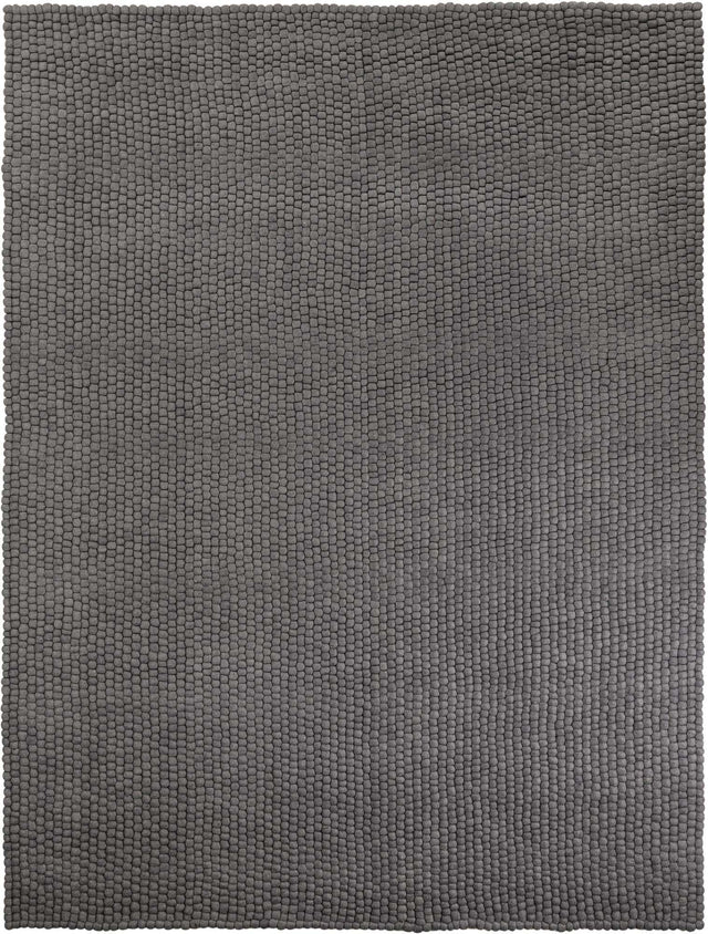 Gray 9' x 12' Felt Ball Rectangle Area Rug Stunning All Natural 100% Wool Luxury Hand Woven Carpet for Modern Home Interiors Soft Touch Marshmallow Rug for Sale at Rug Engine