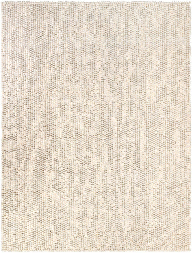 Ivory 10' x 13' 1 Felt Ball Rectangle Area Rug Stunning All Natural 100% Wool Luxury Hand Woven Carpet for Modern Home Interiors Soft Touch Marshmallow Rug for Sale at Rug Engine