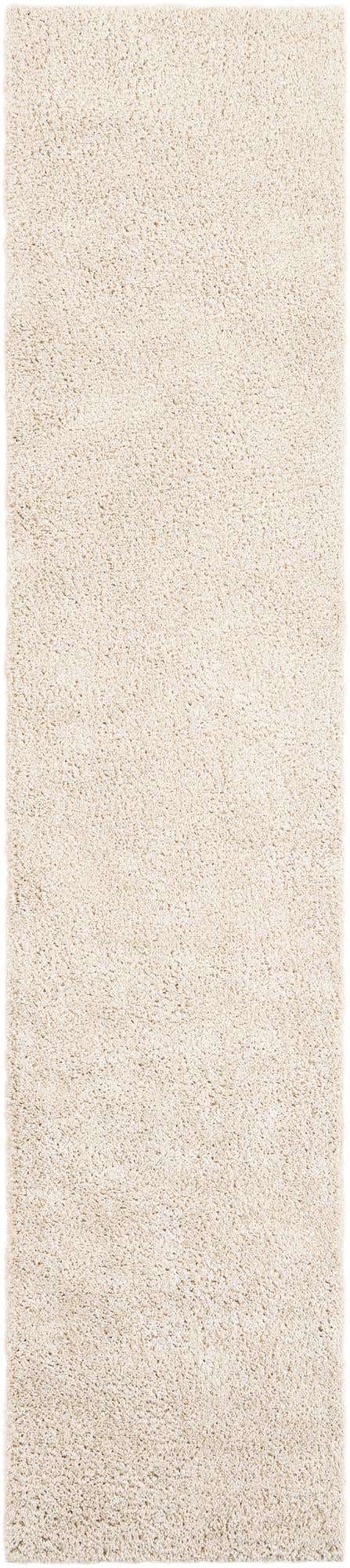 Oatmeal Beige 2' 7 x 12' Soft Solid Shag Runner Area Rug Thick Soft Touch Fluffy & Plush Shaggy Pile 100% Polypropylene Minimalist Carpet for Modern Home Interiors for Sale at Rug Engine