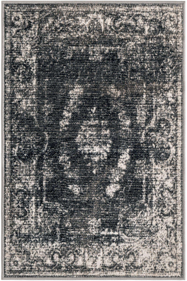 Charcoal 2' x 3' 1 Aarhus Rectangle Area Rug 100% Polypropylene With Jute Foundation Living Room Bedroom Carpet for Sale at Rug Engine