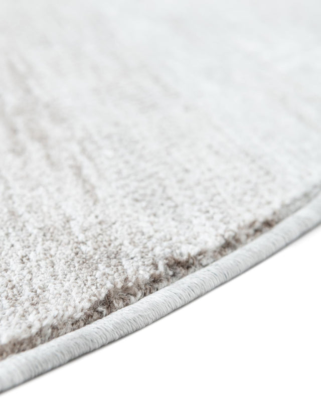Blue Gray 3' 3 x 3' 3 Gabbeh Round Area Rug 100% Polyester (Space-Dyed Yarn) Stylish Contemporary Carpet for Home Interior Design for Sale at Rug Engine