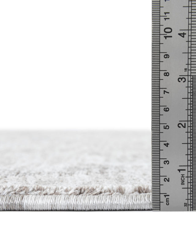 Gray Brown 7' 1 x 10' Gabbeh Rectangle Area Rug 100% Polyester (Space-Dyed Yarn) Stylish Contemporary Carpet for Home Interior Design for Sale at Rug Engine