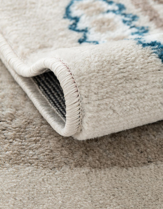 Ivory 2' 7 x 10' Laguna Runner Area Rug 100% Polypropylene Modern Contemporary Carpet for Bedrooms, Living Room, Dining, Office for Sale at Rug Engine