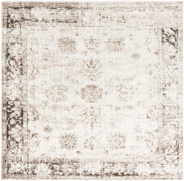 Beige 10' x 10' Sofia Square Area Rug