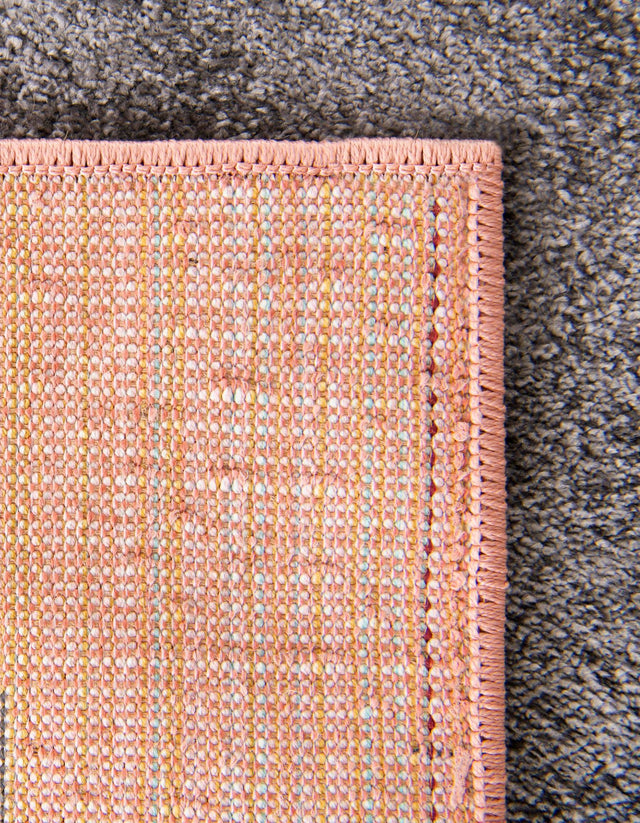 Red 2' 2 x 6' 1 Whimsy Kids Runner Area Rug for Baby Nursery, Toddler Playroom, Bedrooms