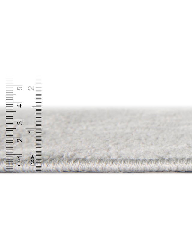 Gray 5' 3 x 8' Whimsy Kids Rectangle Area Rug for Baby Nursery, Toddler Playroom, Bedrooms