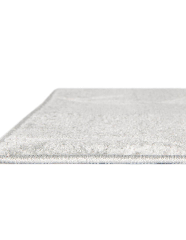 Gray 5' 3 x 8' Whimsy Kids Rectangle Area Rug for Baby Nursery, Toddler Playroom, Bedrooms