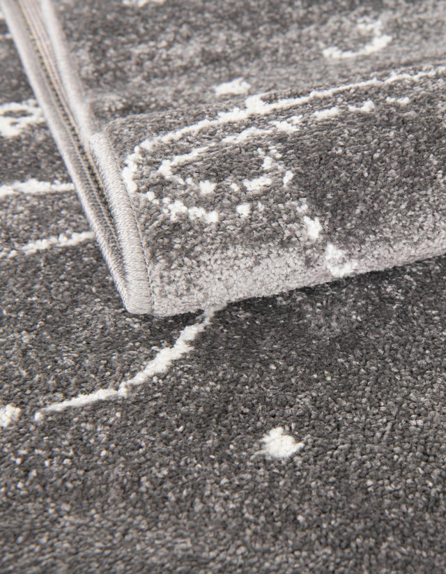 Gray 2' 2 x 3' 11 Whimsy Kids Runner Area Rug for Baby Nursery, Toddler Playroom, Bedrooms